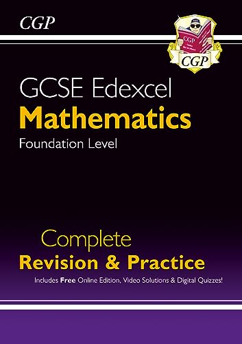 GCSE Maths Edexcel Complete Revision & Practice: Foundation inc Online Ed, Videos & Quizzes (CGP Edexcel GCSE Maths)
